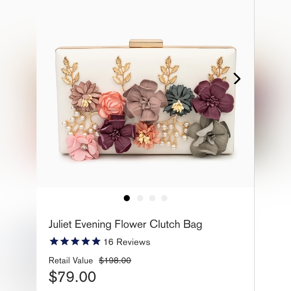 Floral crossbag wallet